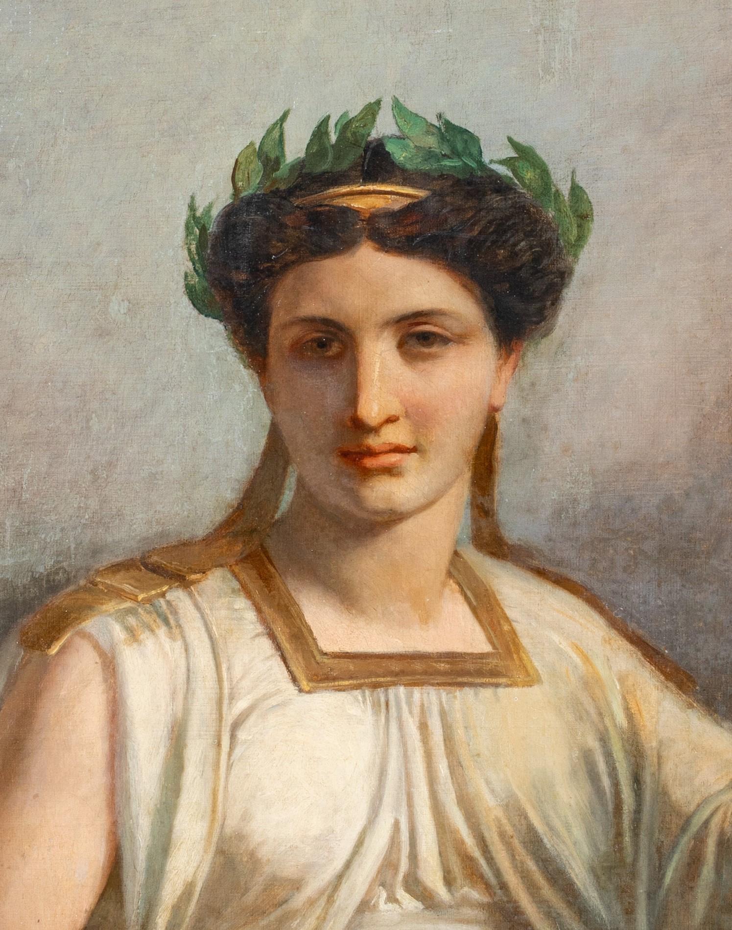 Erato, dea dell'arte, della scienza e della letteratura, 19° secolo in vendita 1