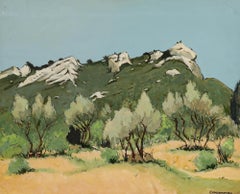 Eric Delemontey - Framed 20th Century Oil, Paysage