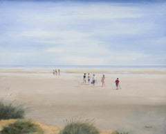Eric Masefield - Framed Contemporary Oil, Dunes at Camber
