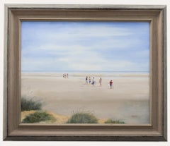 Eric Masefield - Framed Contemporary Oil, Dunes at Camber