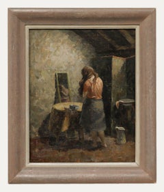 Eric Wilfred Taylor (1909-1999) - c.1943 Oil, Reflection