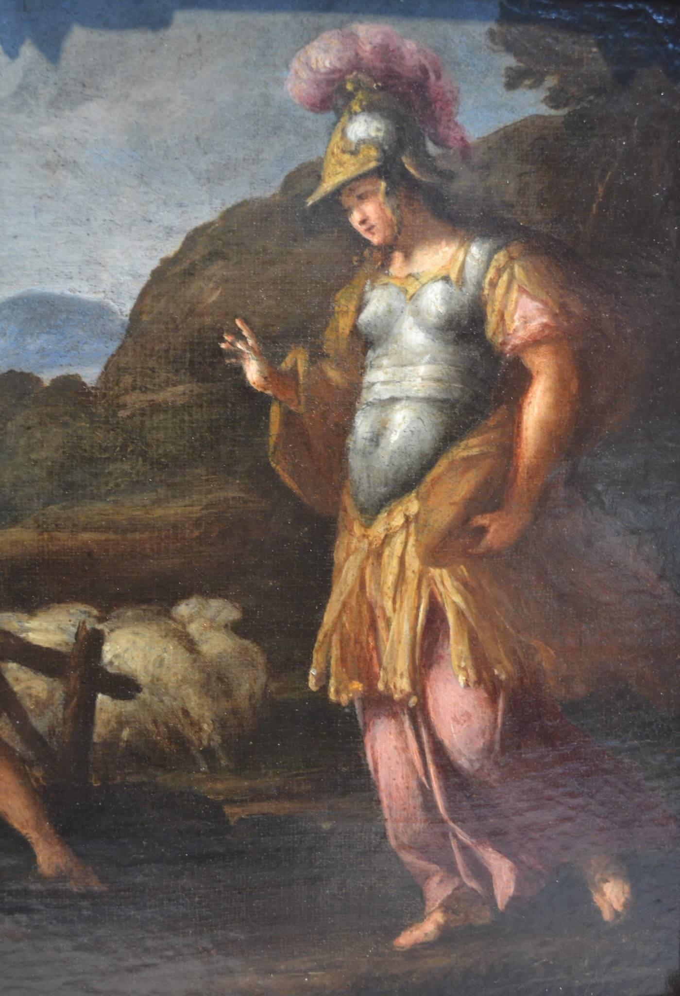Erminia and The Shepherds - Painting by Unknown