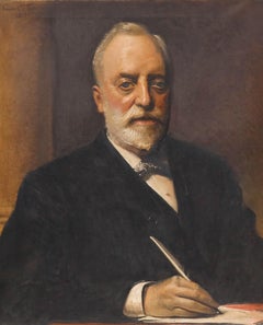 Ernest Townsend (1880-1944) - 1911 Oil, Portrait of William Cooper