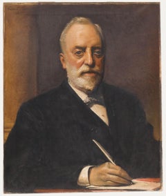 Ernest Townsend (1880-1944) - 1911 Oil, Portrait of William Cooper