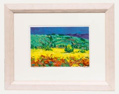 Erwin Steinhauser (1939-2023) - Acrylique du 20e siècle, Voralpenlandschaft