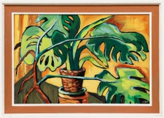 Erwin Steinhauser (1939-2023) - Contemporary Acrylic, Monstera Deliciosa