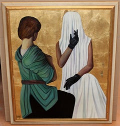 Escuela española - Personajes - 100 x 80 cm.
