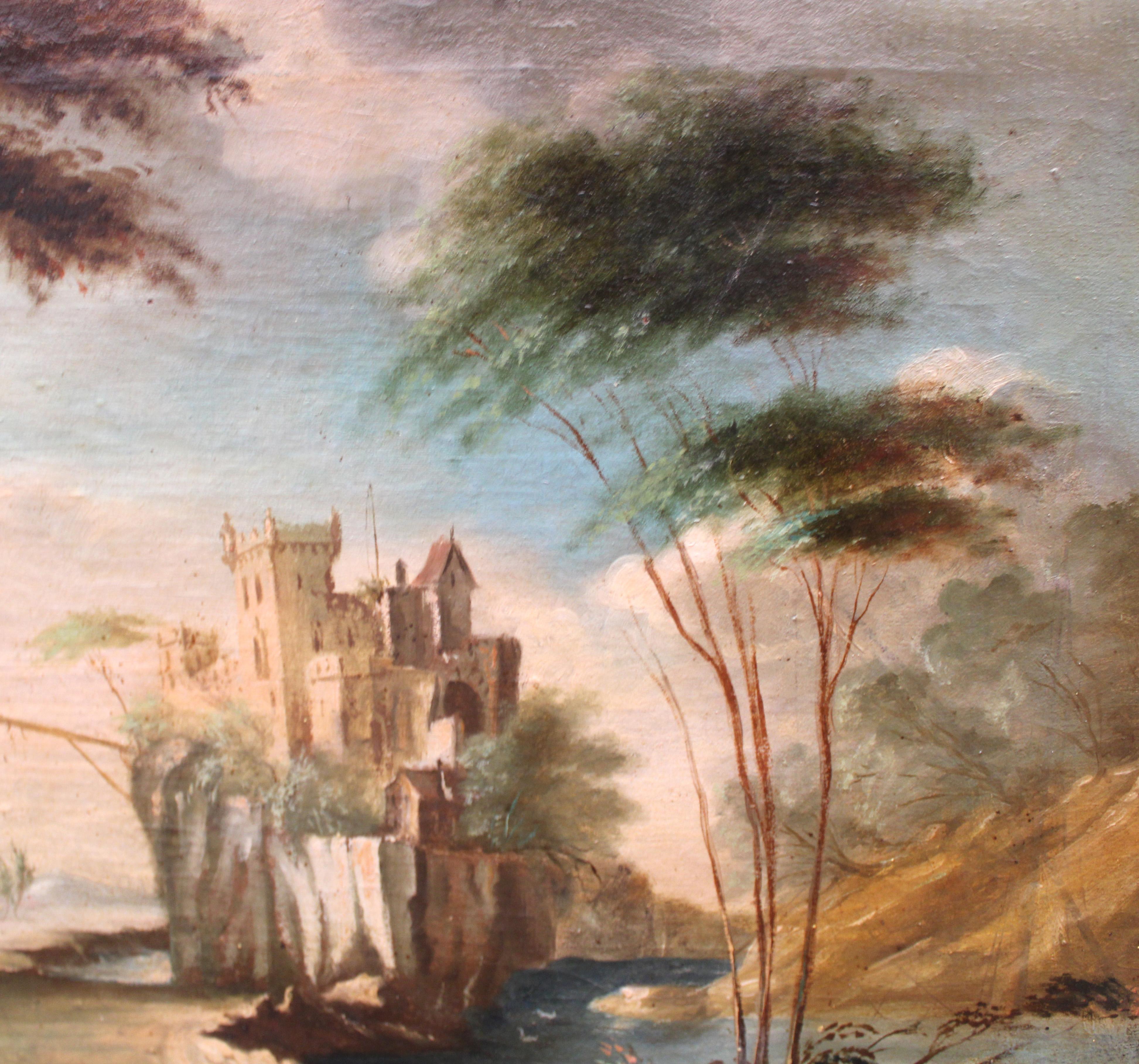 Escuela española (XIX) - Óleo sobre tela - Castillo de Cardona (Alte Meister), Painting, von Unknown