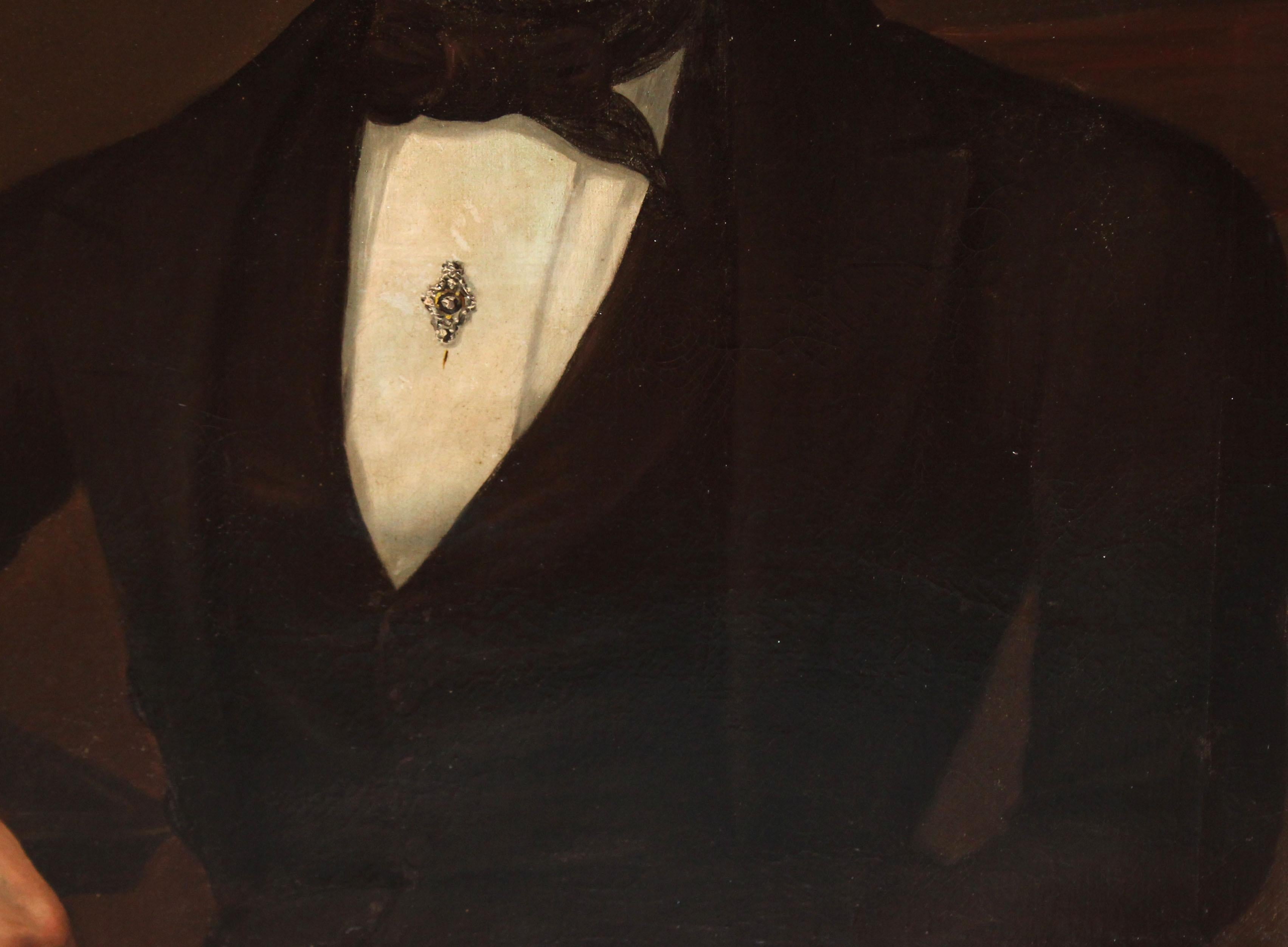 La obra no va firmada, es de autor anónimo

El estado de conservación es aceptable, pero en la zona de la cara, presenta algunos desgastes (ver fotografías adjuntas)

Se presenta sin enmarcar la obra

Dimensions de l'œuvre : 75 x 64 cm.