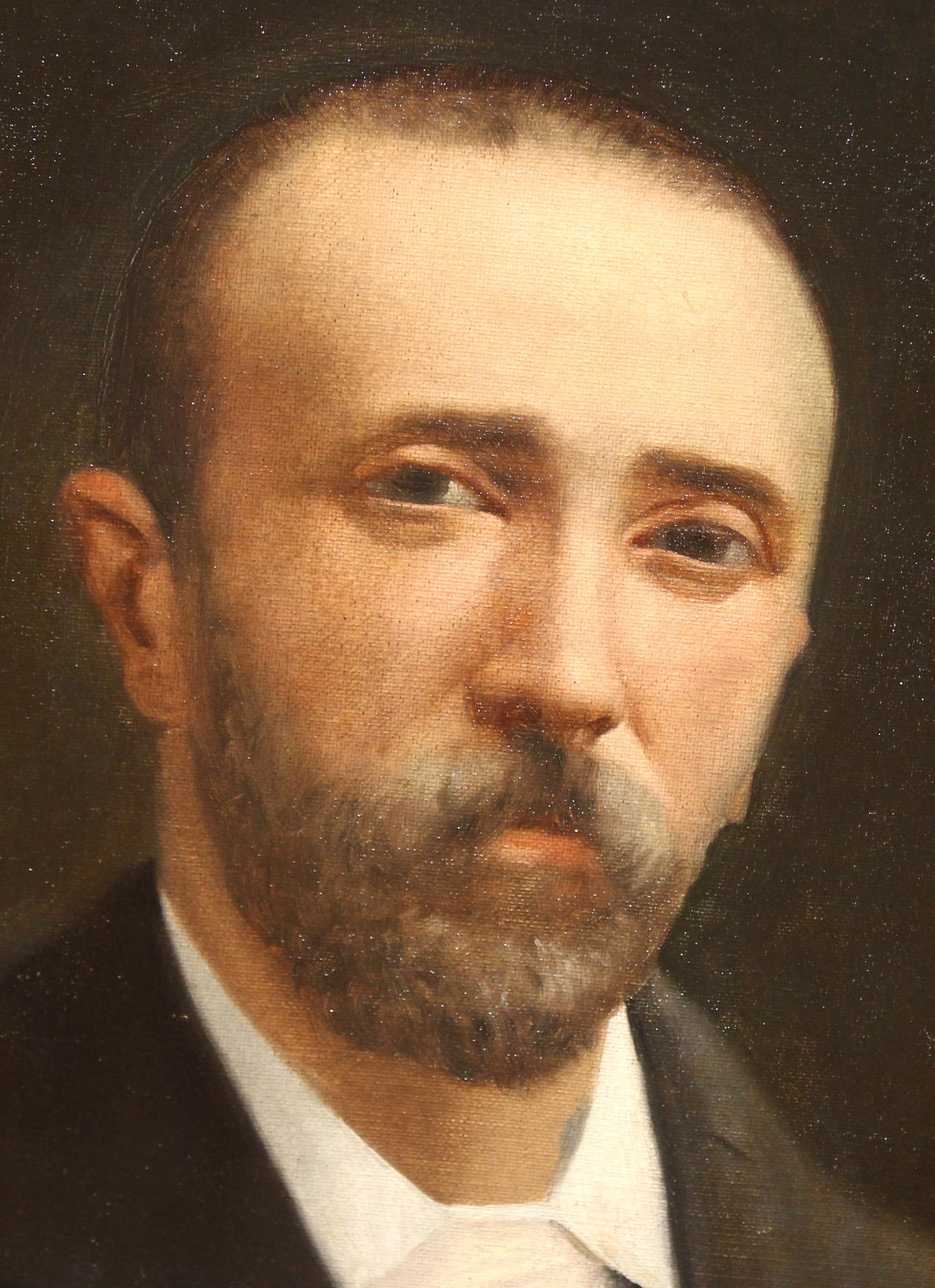 Escuela española (XIX) - Óleo sobre tela - Reittier (Alte Meister), Painting, von Unknown