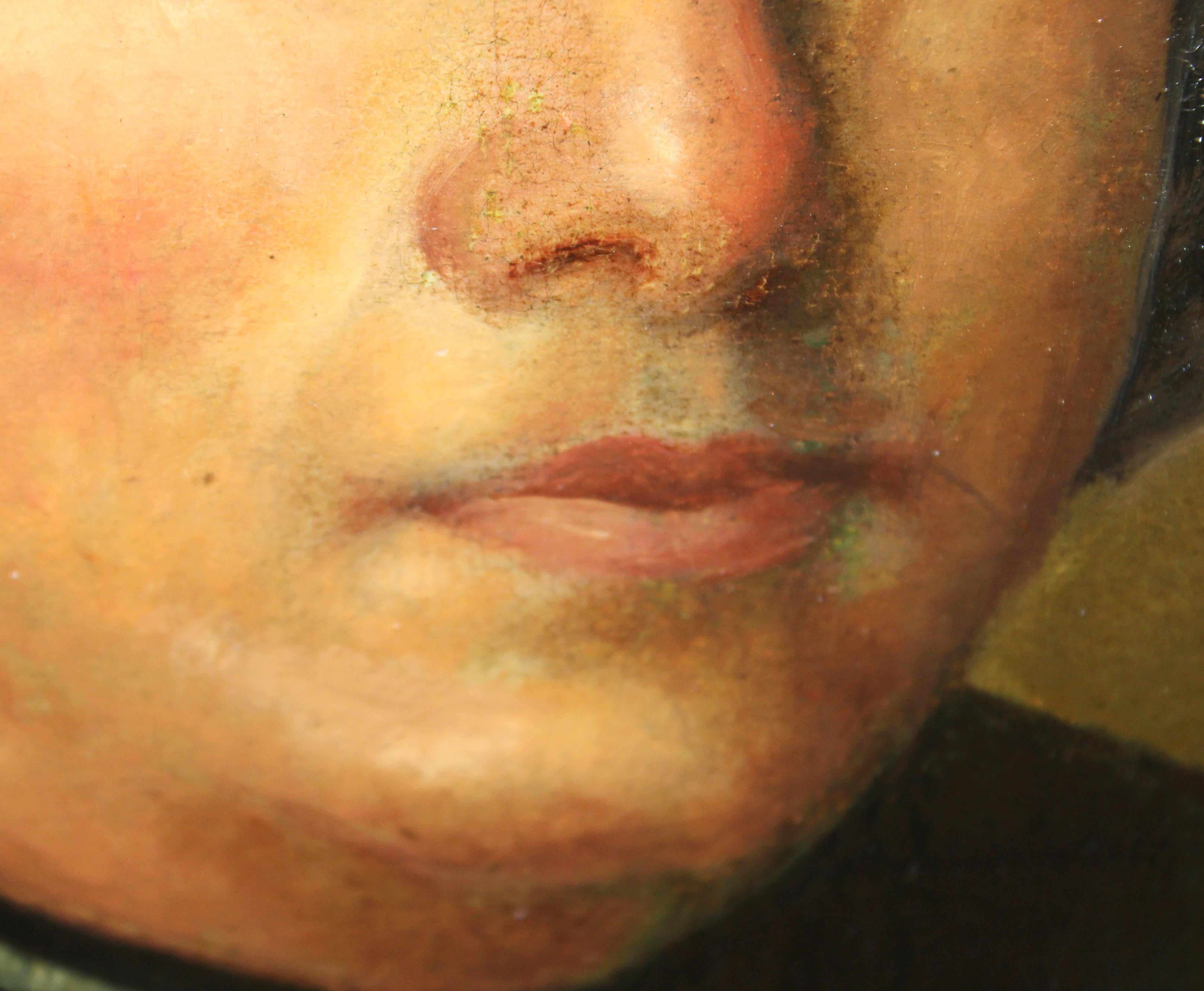 Escuela española (XIX) - Óleo sobre tela - Retrato de gentilhombre in vendita 1
