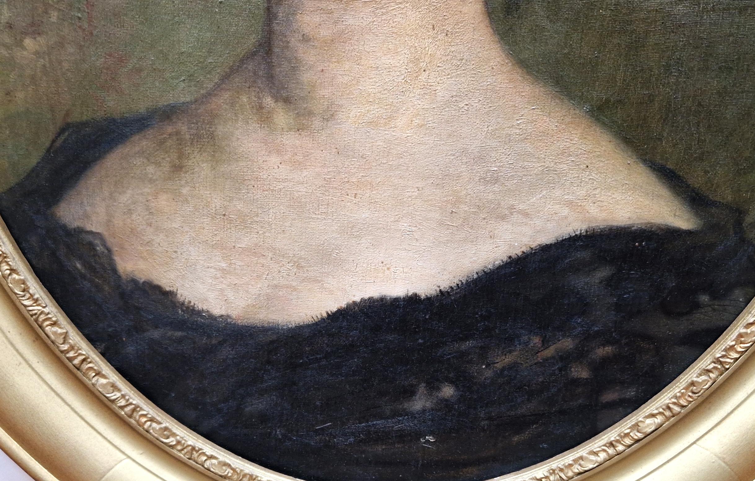 La obra no va firmada

La obra se presenta enmarcada con un marco de la época de la pintura (el marco presenta alguna leve falta)

Medidas de la obra: 59 cm. de altura x 48 cm. de ancho

Medidas del marco: 74 cm. de altura x 62 cm. de ancho

El