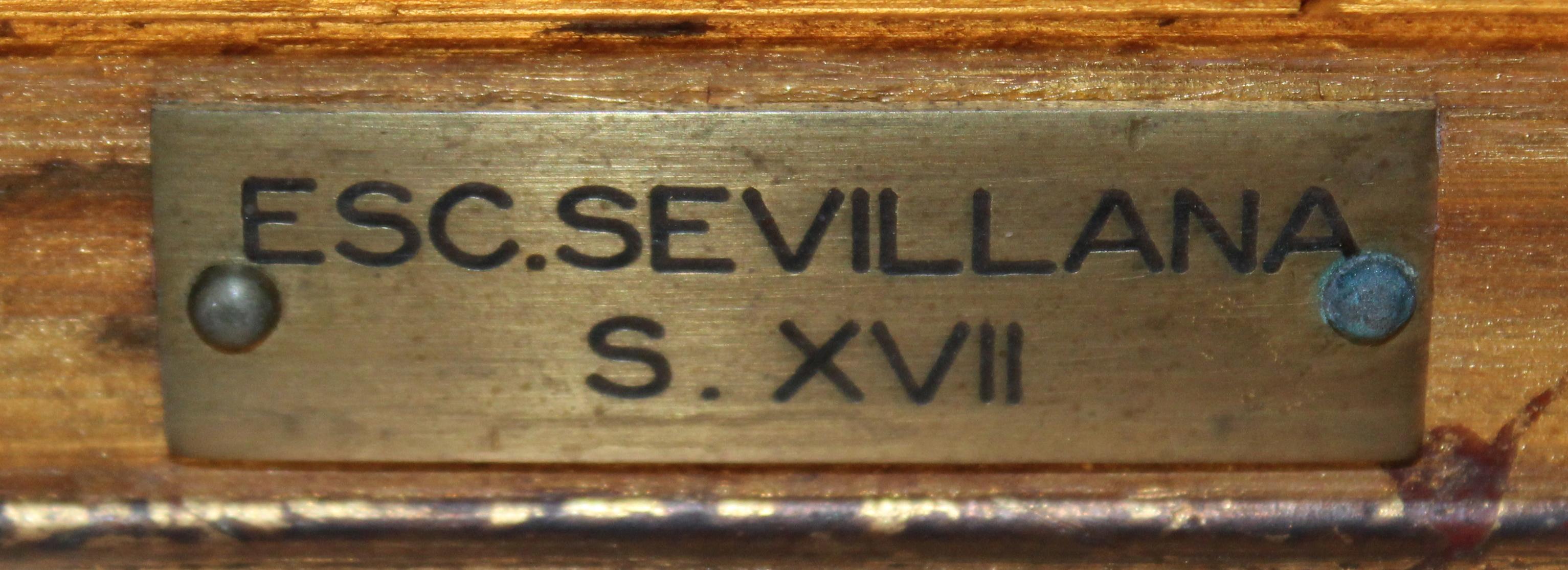 Escuela española (XIX) - Santa Bárbara - Óleo sobre tela en vente 7