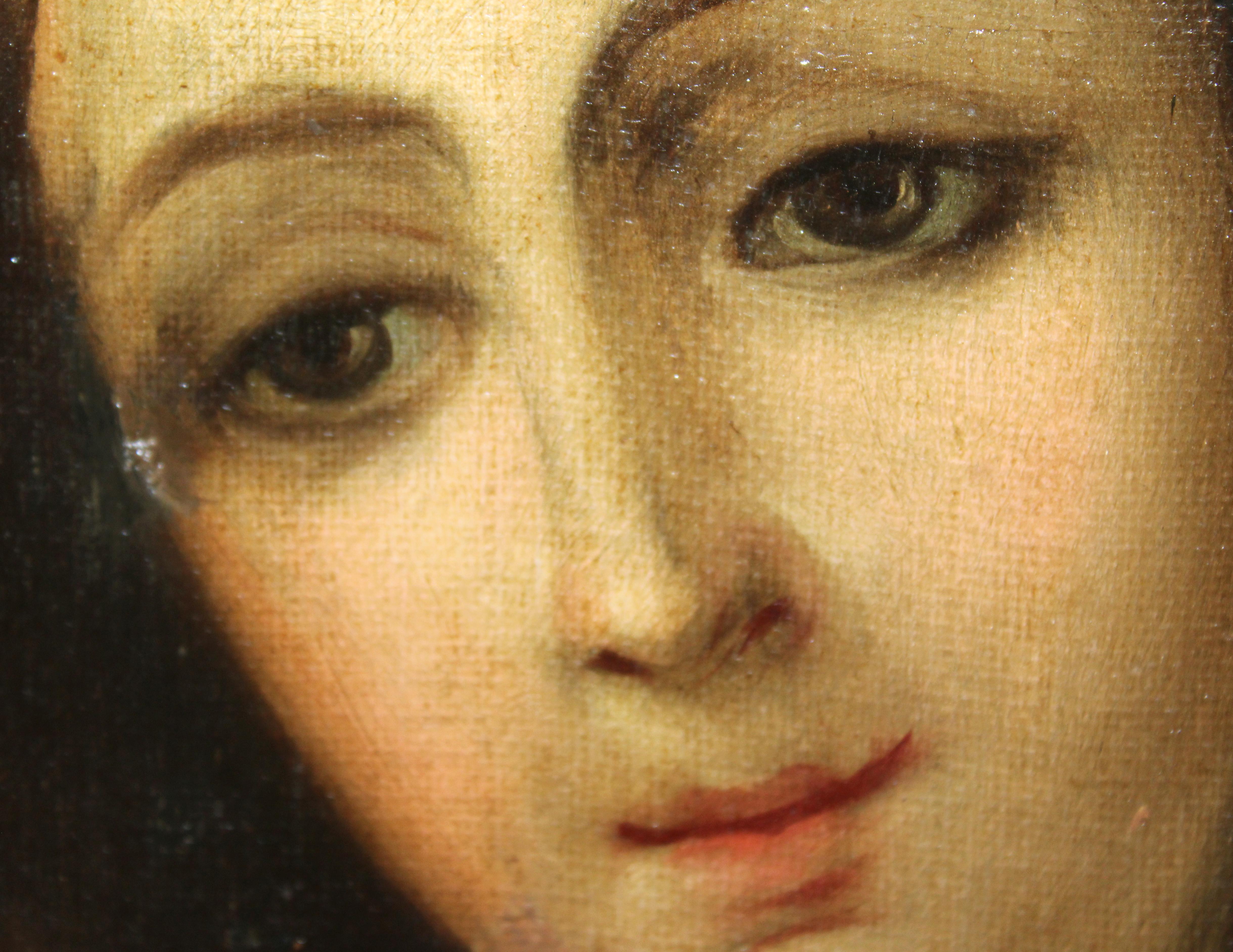 La obra no va firmada, es de autor anónimo

Se presenta enmarcada la obra (la placa que pone 