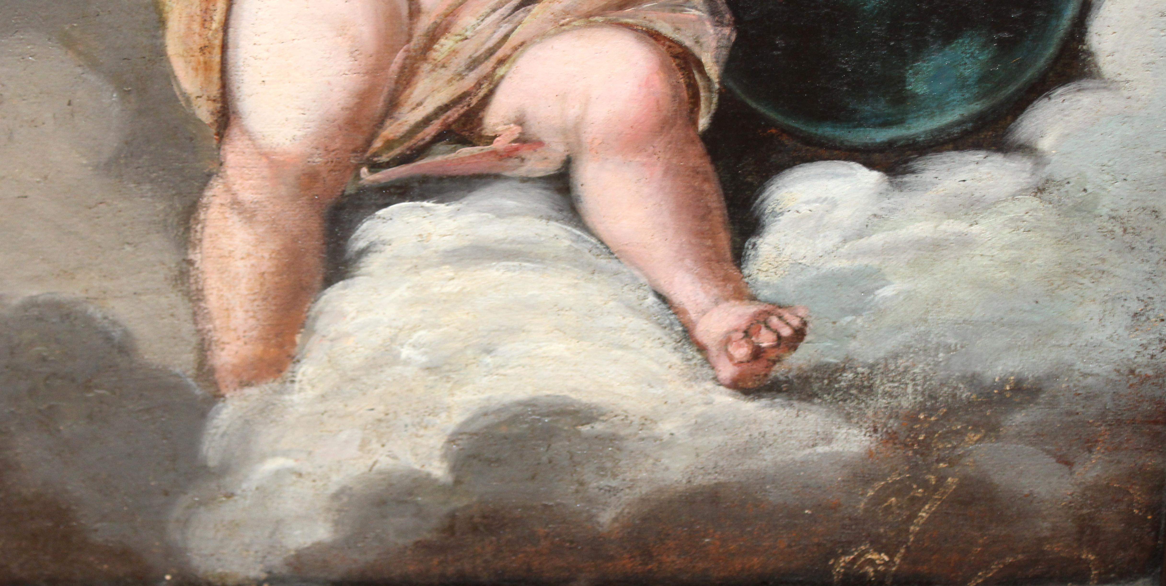 Escuela española (XVII) - Niño Jesús Salvador del Mundo en venta 5