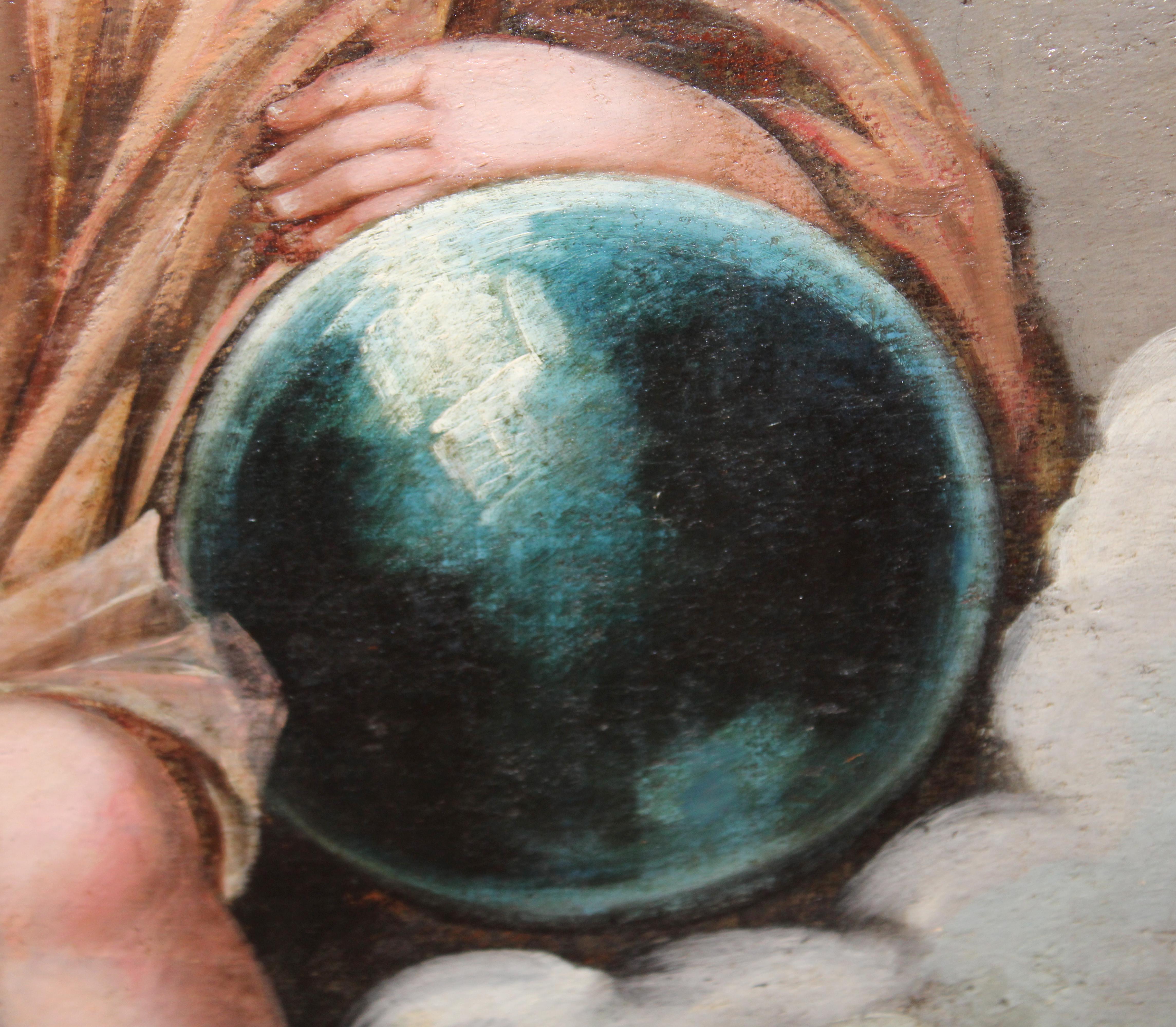 Escuela española (XVII) - Niño Jesús Salvador del Mundo en venta 6