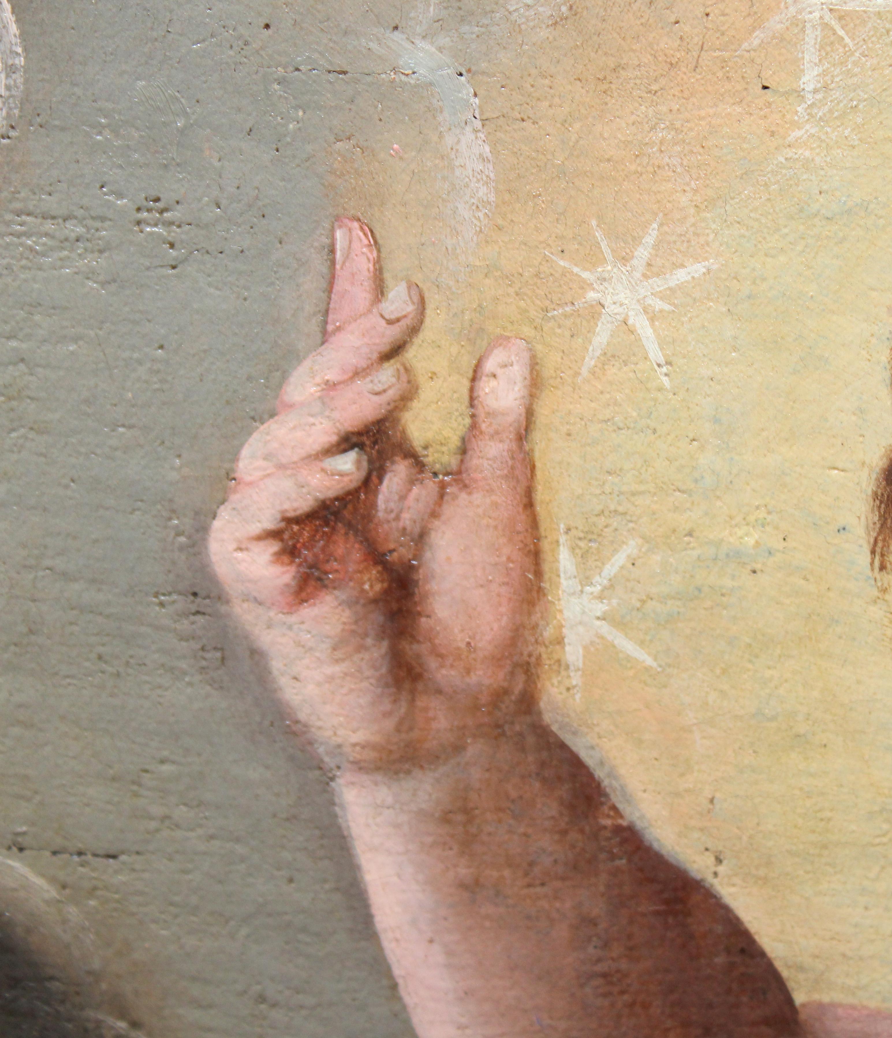 Escuela española (XVII) - Niño Jesús Salvador del Mundo en venta 1