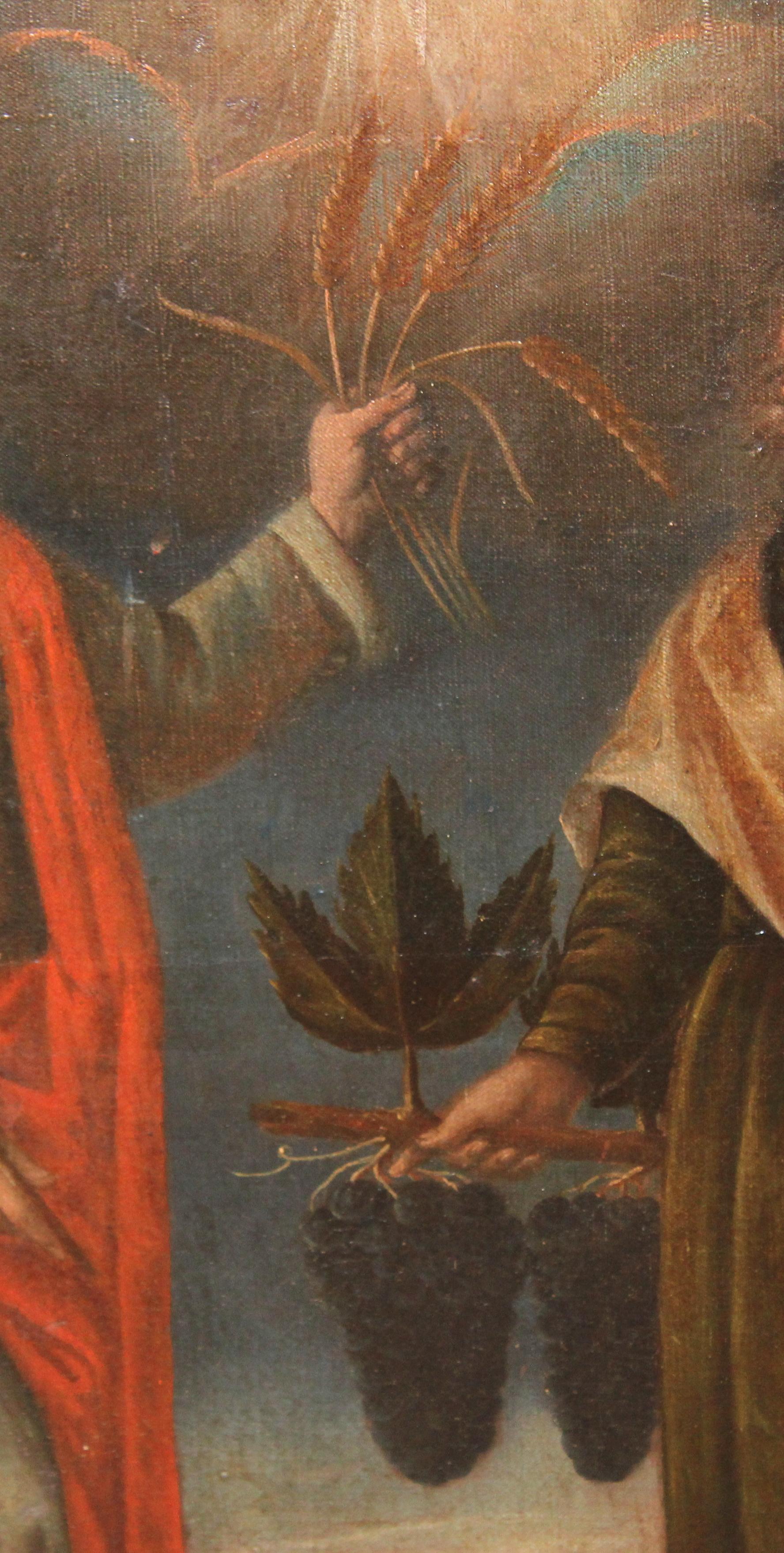 Escuela española (XVIII) - Óleo sobre tela - San Abdón y San Senén - Painting Antiguos maestros de Unknown