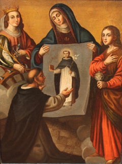 Escuela española (XVIII) - Óleo sobre tela - San Domingo en Soriano