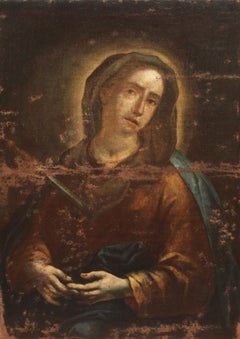 Escuela española (XVIII) - Óleo sobre tela - Virgen de los Dolores