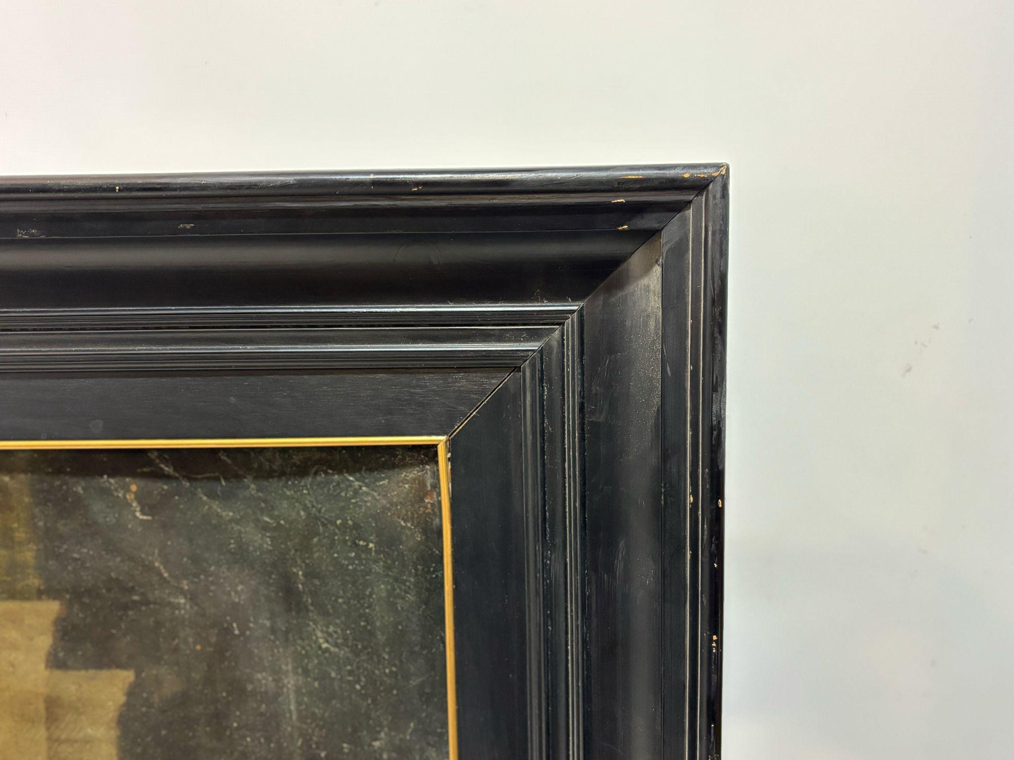San Joaquín, Santa Ana y la Virgen niña - óleo sobre cobre, SG XVIII en venta 2