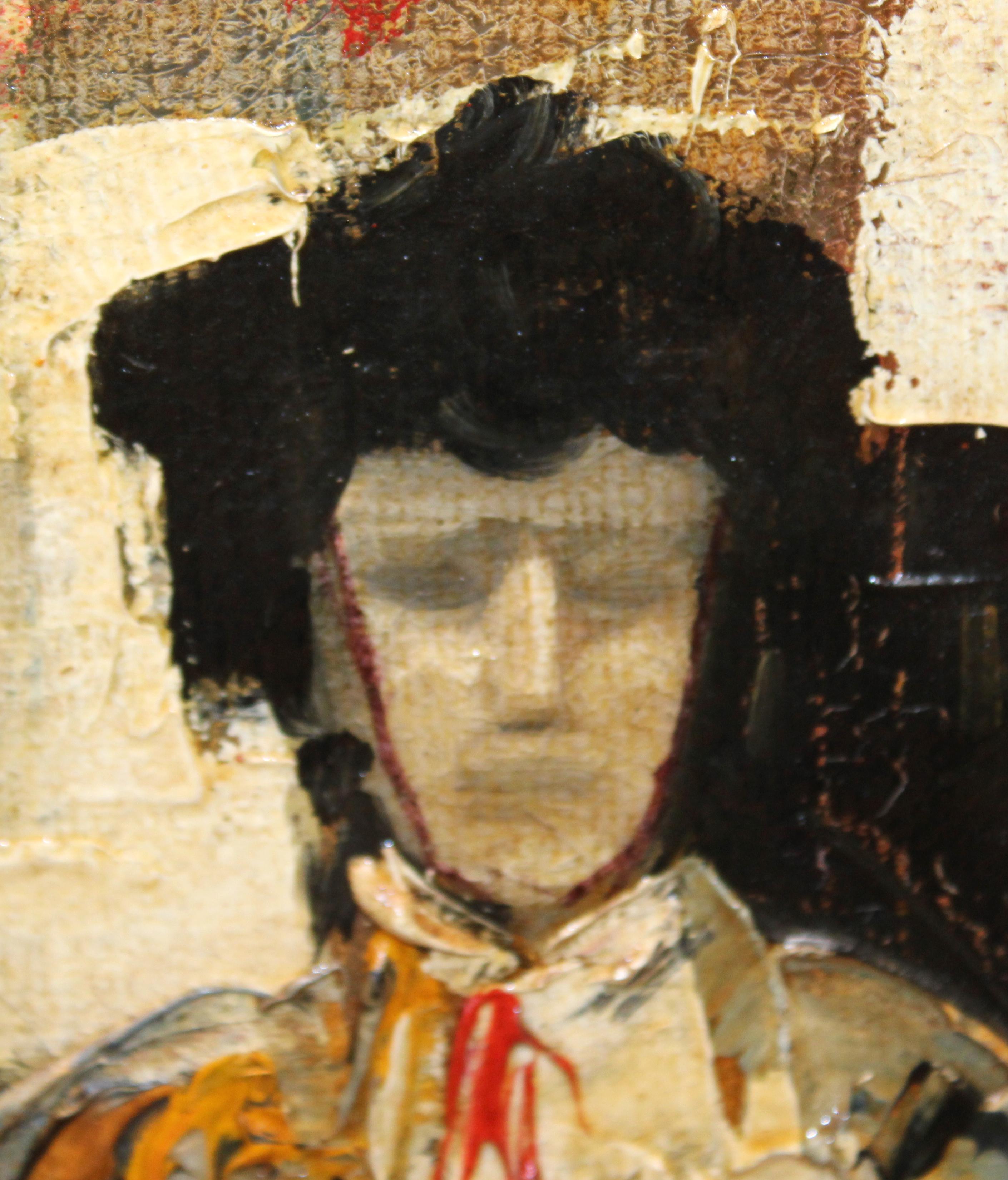 Escuela española (XX) - Óleo sobre tela - Tauromaquia For Sale 6