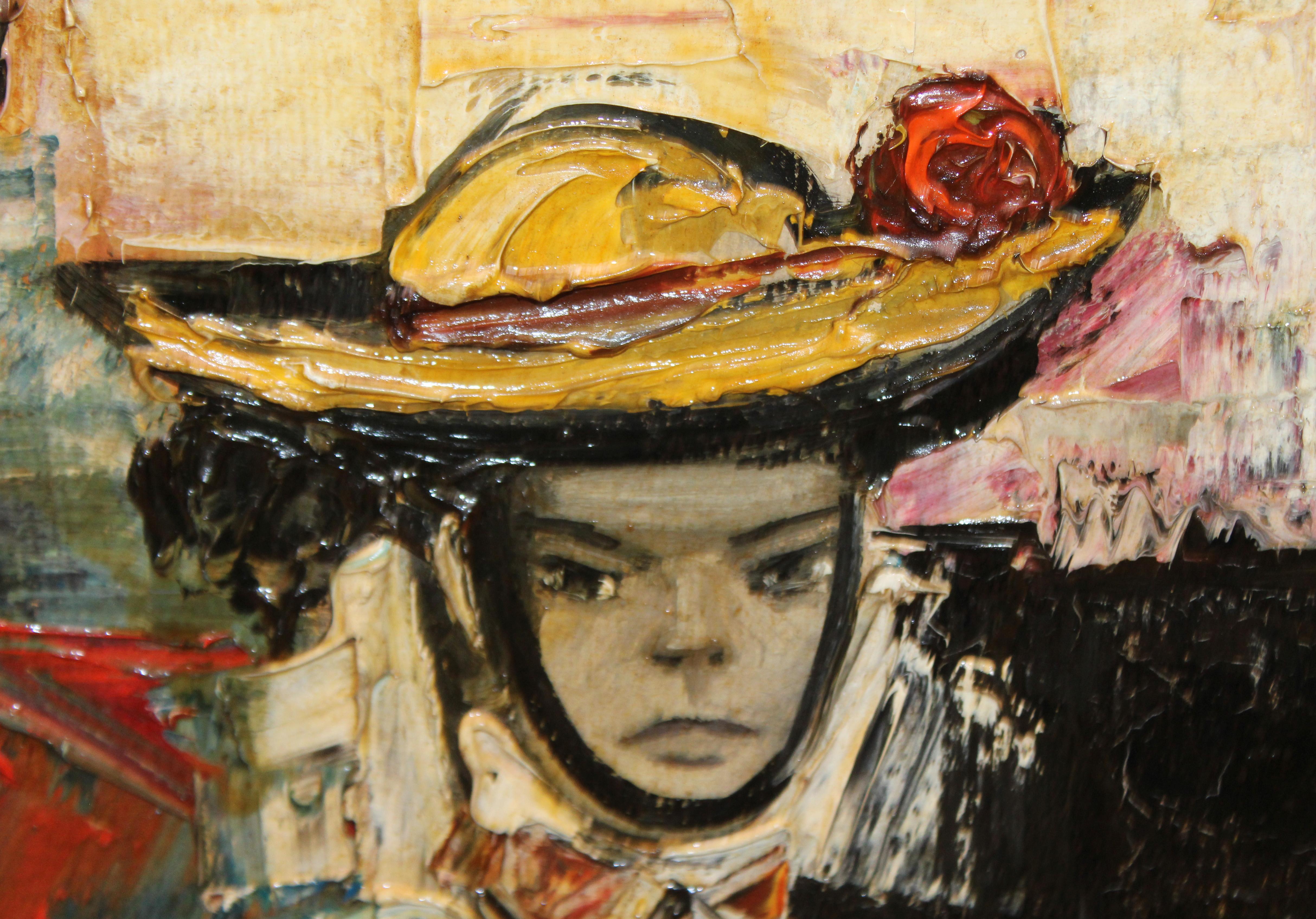 Escuela española (XX) - Óleo sobre tela - Tauromaquia For Sale 9