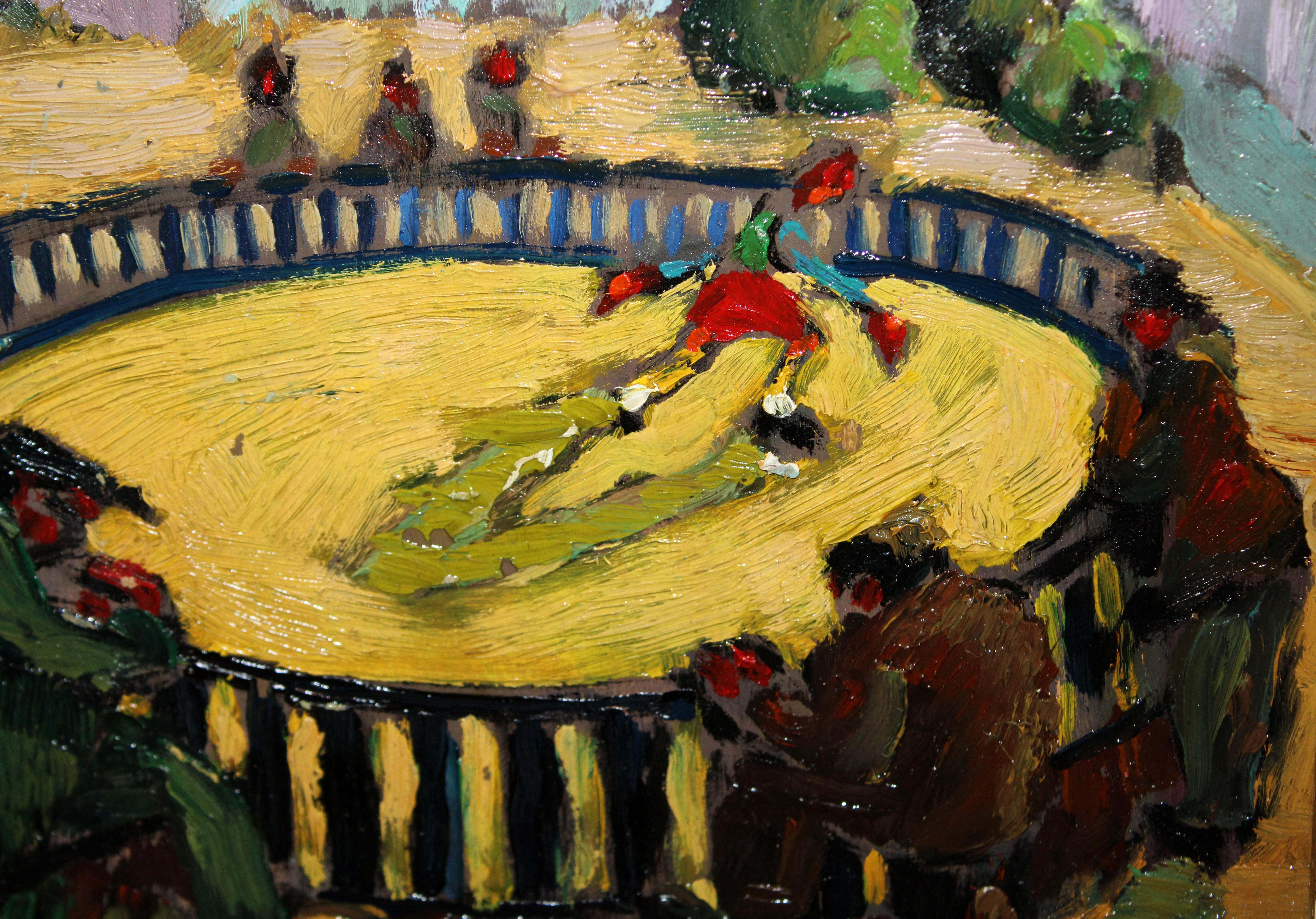 Der Zustand des Werkes ist gut

Se presenta enmarcada la pintura

Maße des Werks: 41 x 33 cm.

MarCo-Maße: 67 x 59 cm.