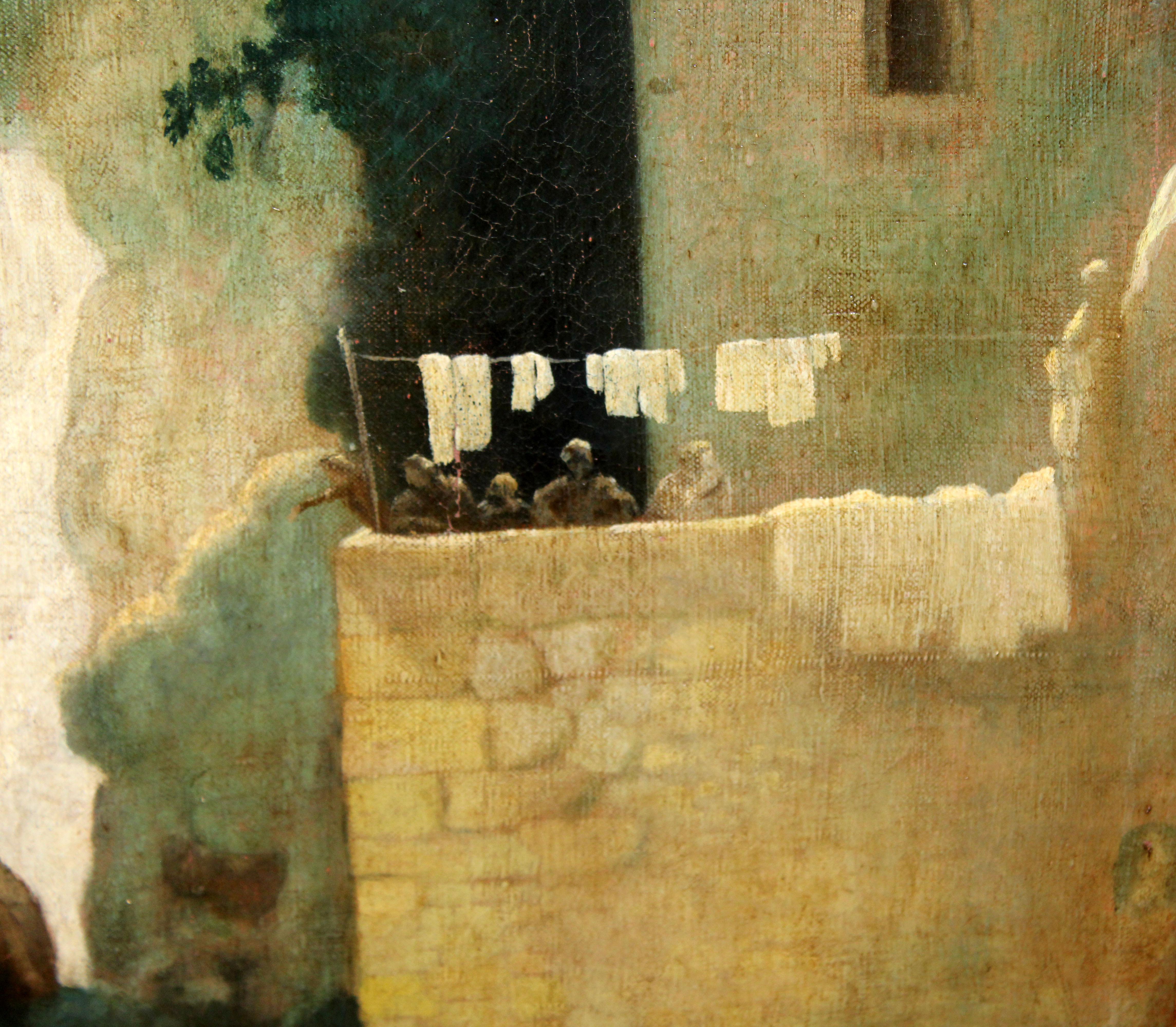 Escuela Francesa (XIX) - Les cascatelles de Tivoli (Tras Jean Honoré Fragonard) im Angebot 3