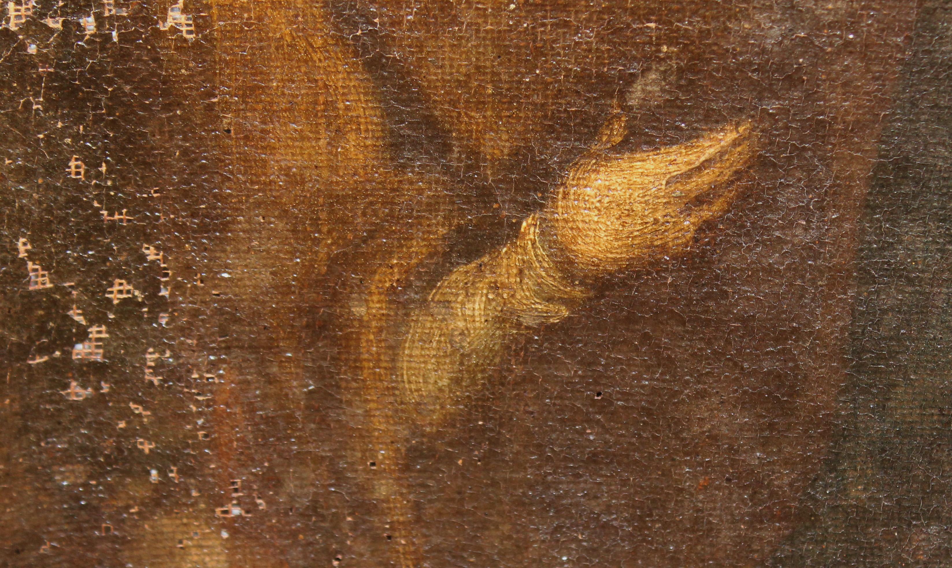 Escuela Hispano-española (XVIII) - Óleo sobre tela - Virgen Inmaculada en venta 2