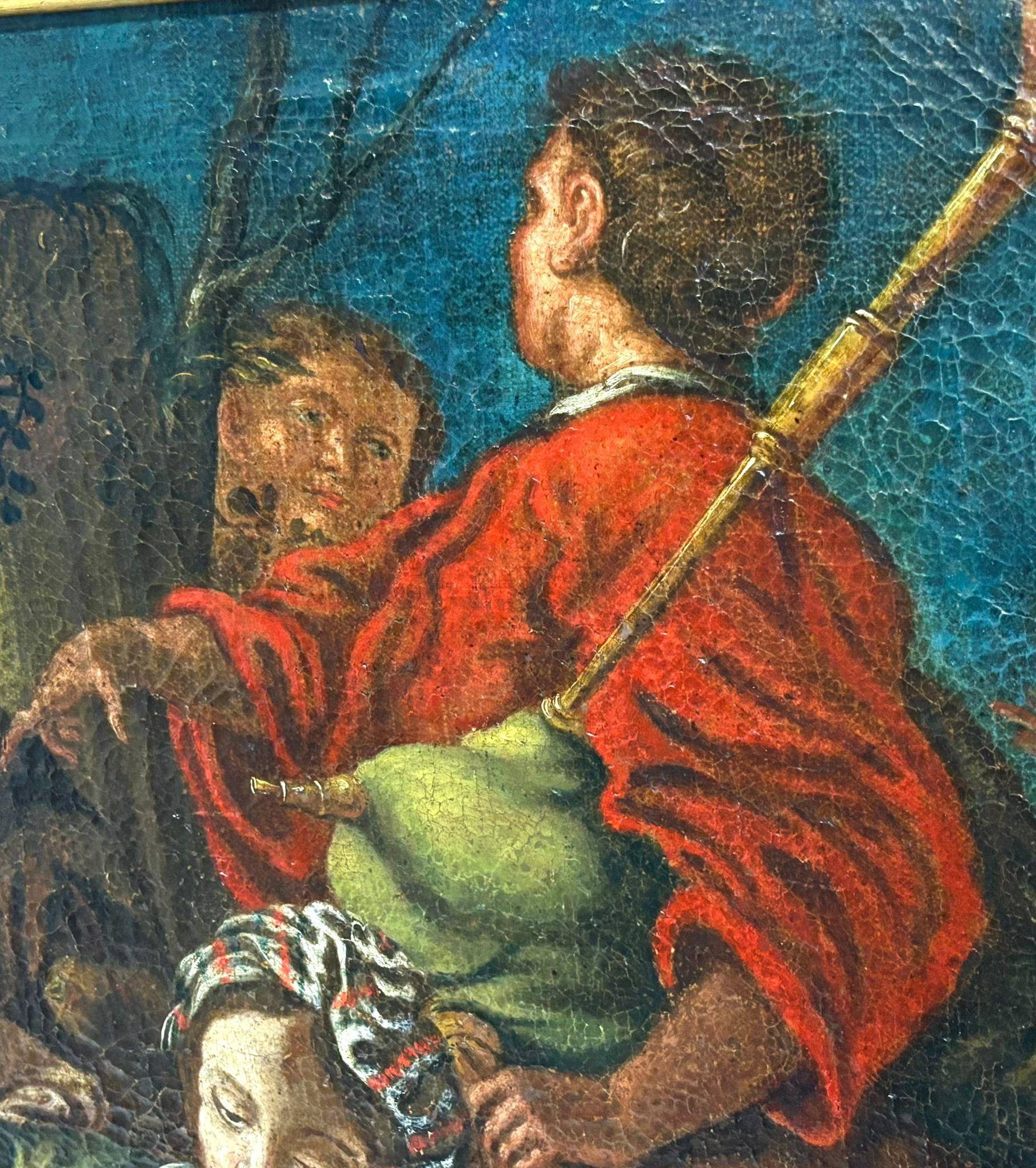 Escuela Italiana siglo XVIII - Nacimiento del niño Jesús. im Angebot 13