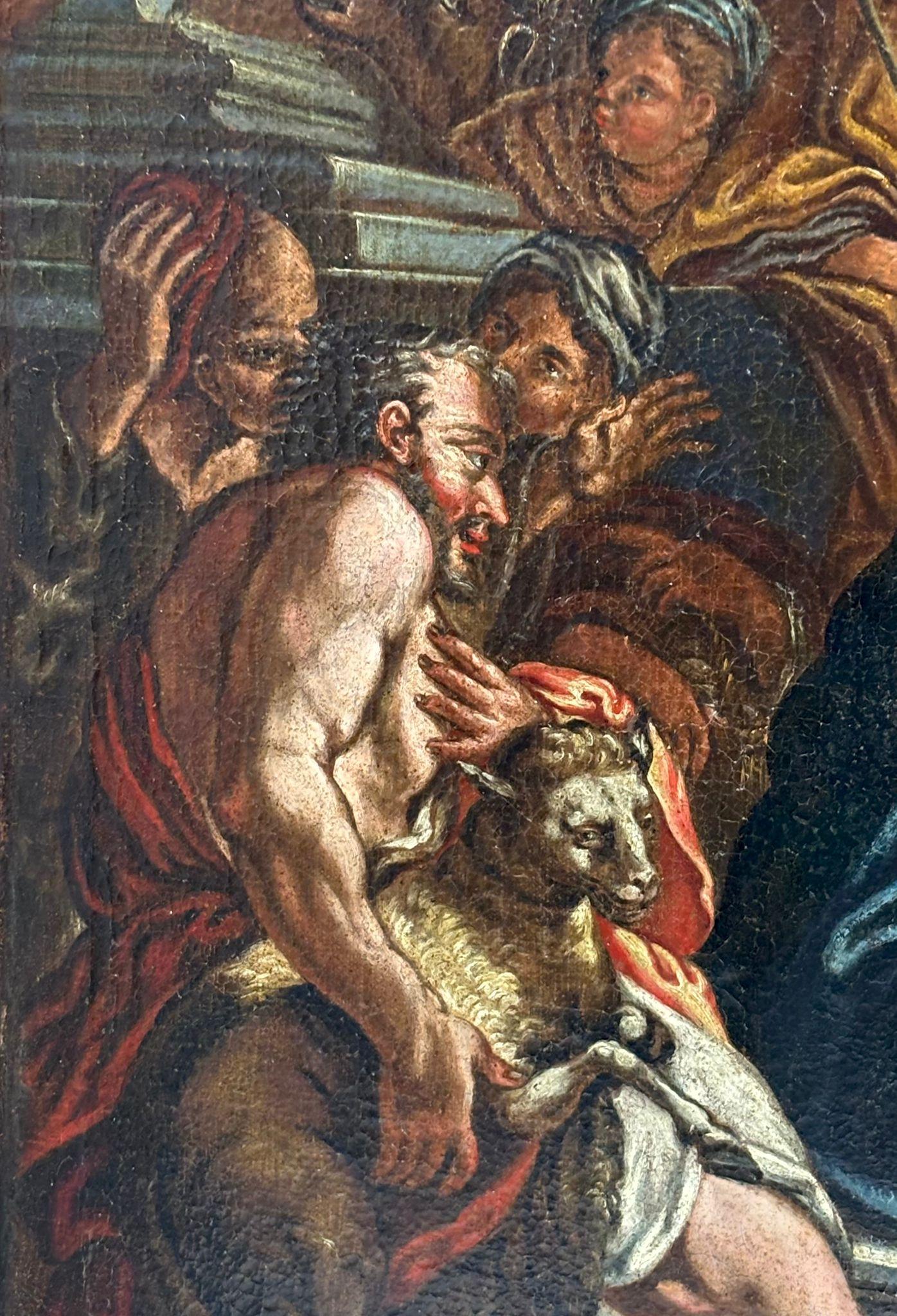 Escuela Italiana siglo XVIII - Nacimiento del niño Jesús. im Angebot 3