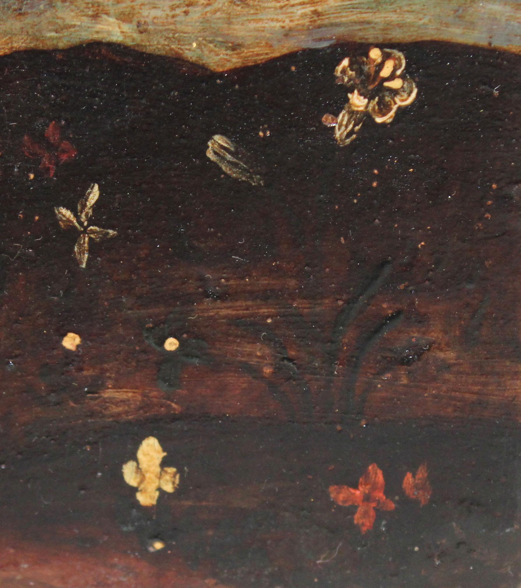 Escuela Mejicana (XVIII) - San Antonio con niño in vendita 5