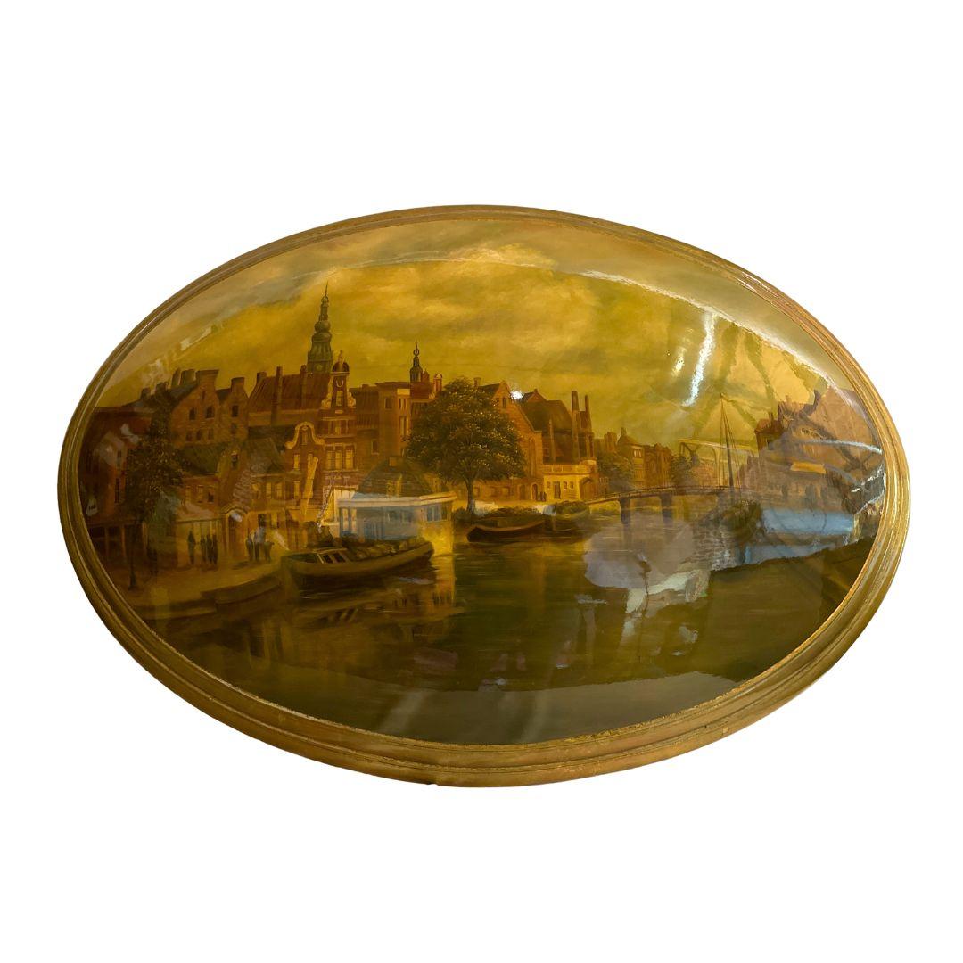 Eternal Venice: Antique Landscape Oil Painting of The Floating City For Sale 1