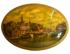 Eternal Venice: Antique Landscape Oil Painting of The Floating City