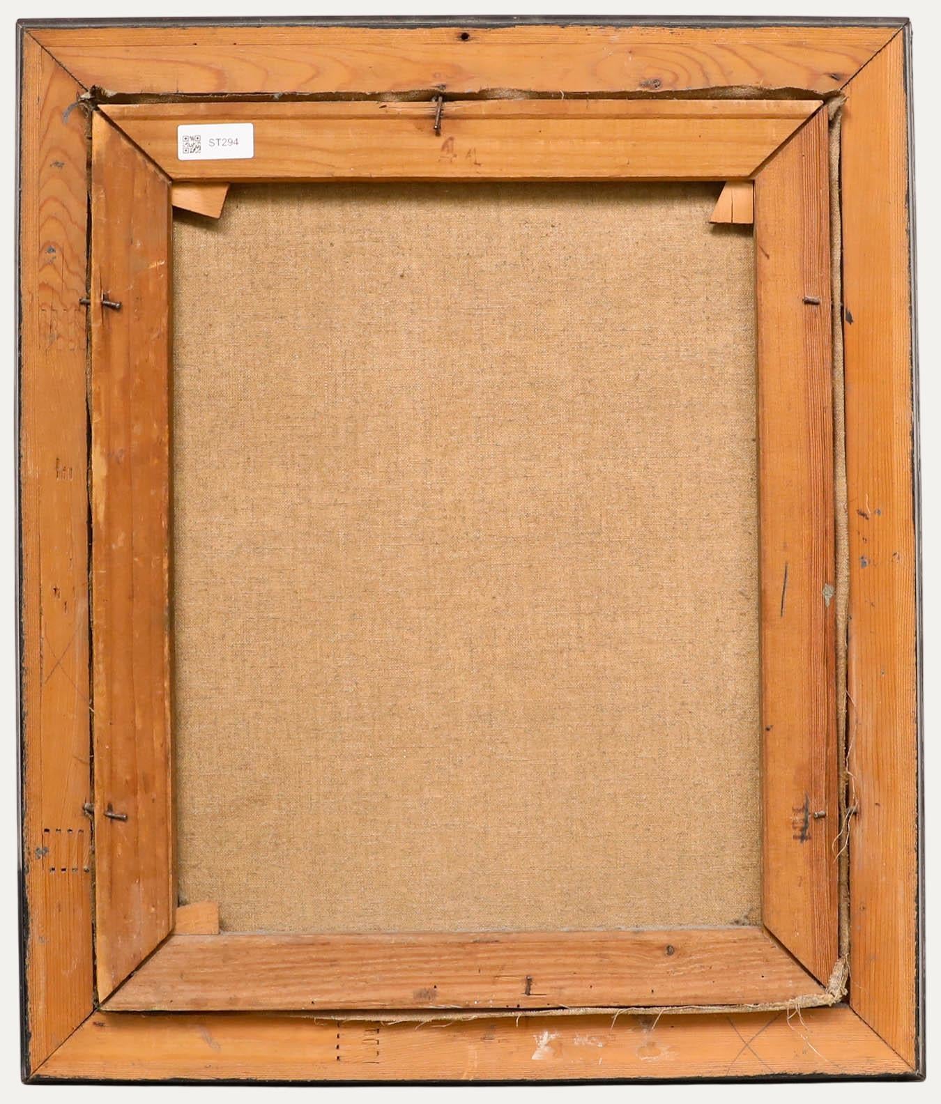 Eugen Altenberg (1886-1965) - Huile du début du 20e siècle, Portrait d'un gentleman - Noir Portrait Painting par Unknown