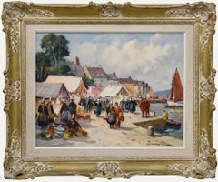 Eugene Demester (1914-1984) - Mid 20th Century Oil, Loctudy, France