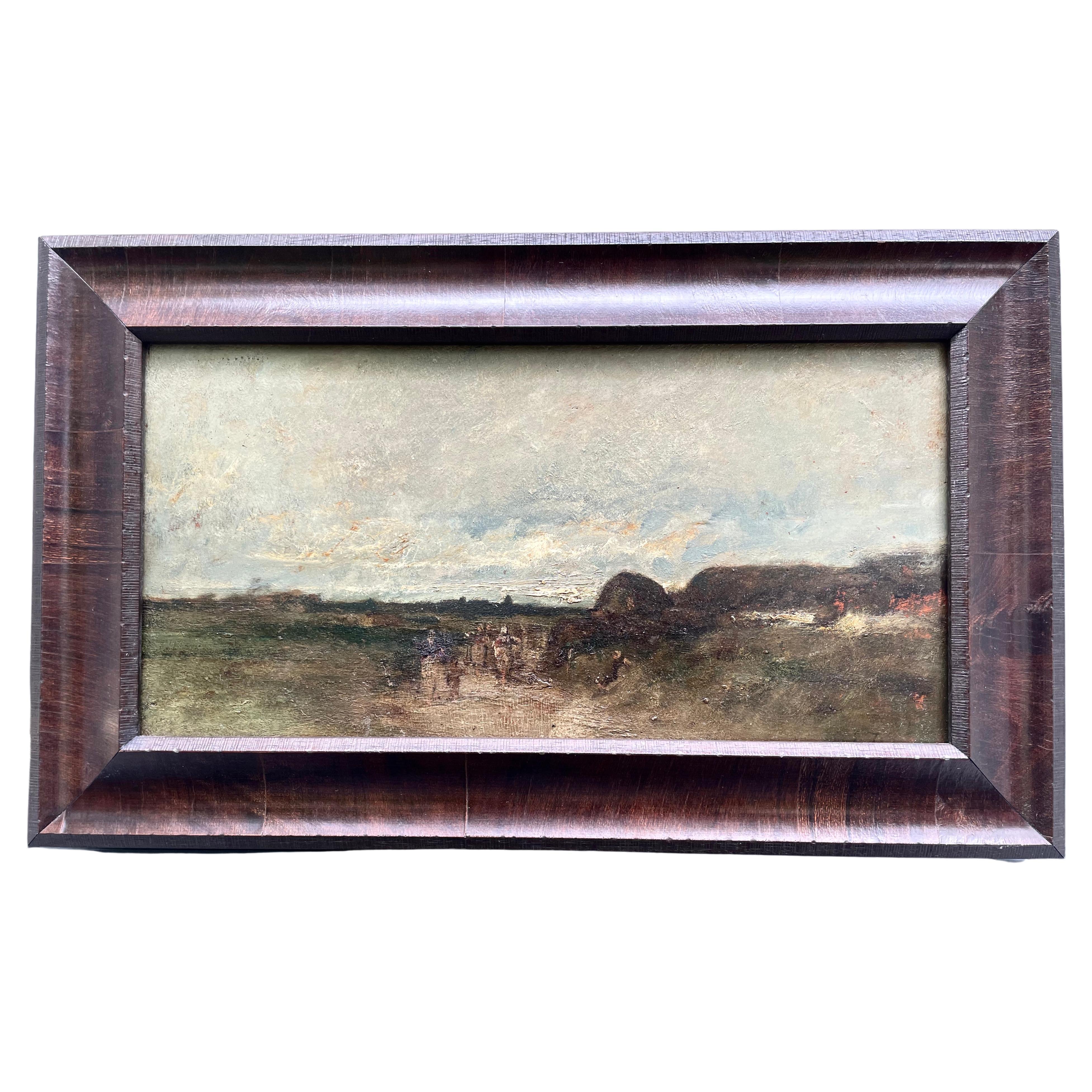 Eugene Isabey (1803-1886) Coastal Scene. Signed - Painting by Unknown