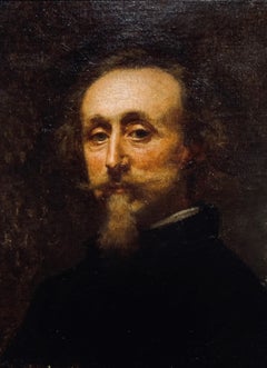 European 19th Century Small Portrait of a Man with a Beard