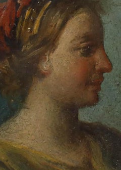 European School 17th Century Oil - Portrait of a Lady with Golden Hair