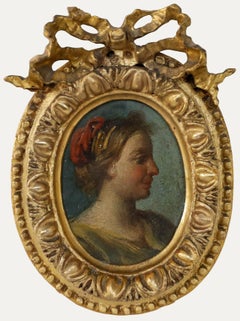 European School 17th Century Oil - Portrait of a Lady with Golden Hair