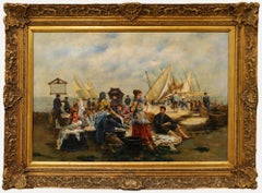 European School 20th Century Oil - Vendre les prises d'aujourd'hui