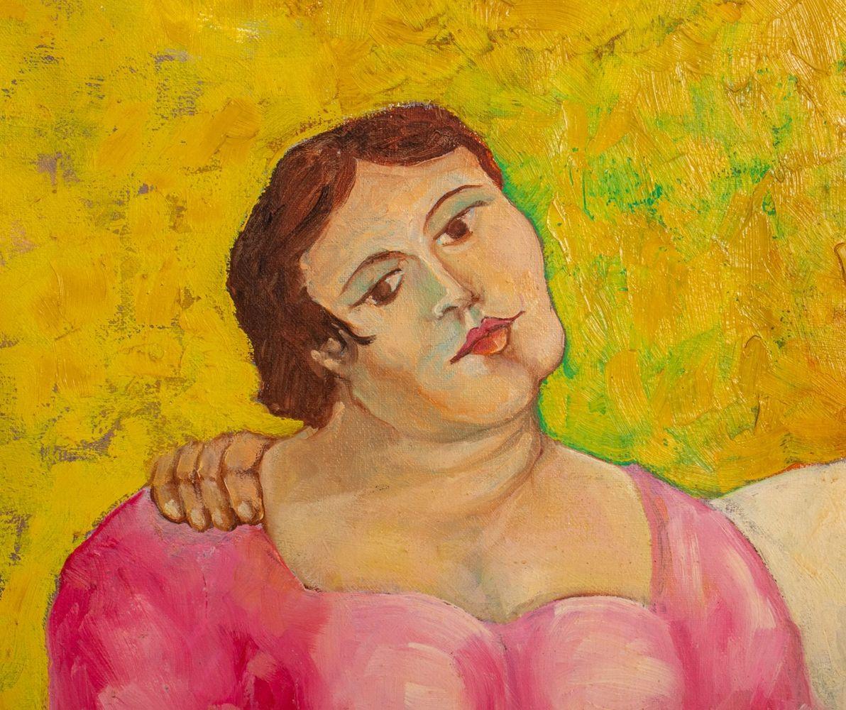 Homme et femme de l'école européenne - Painting de Unknown
