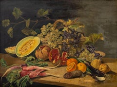 European School Still Life with Fruit