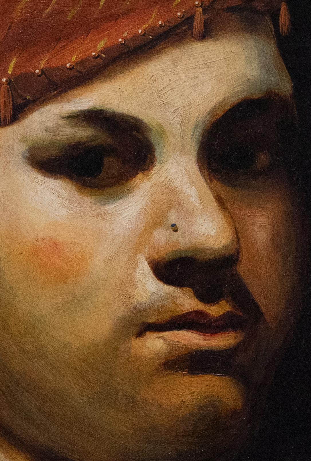 Ewart McCarten - Huile du 20e siècle, Jeune avec une bague sans visage - Painting de Unknown