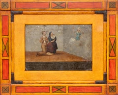 Ex Voto; Miraculous Intervention of a Difficult Pregnacy, 19th Century Retablo