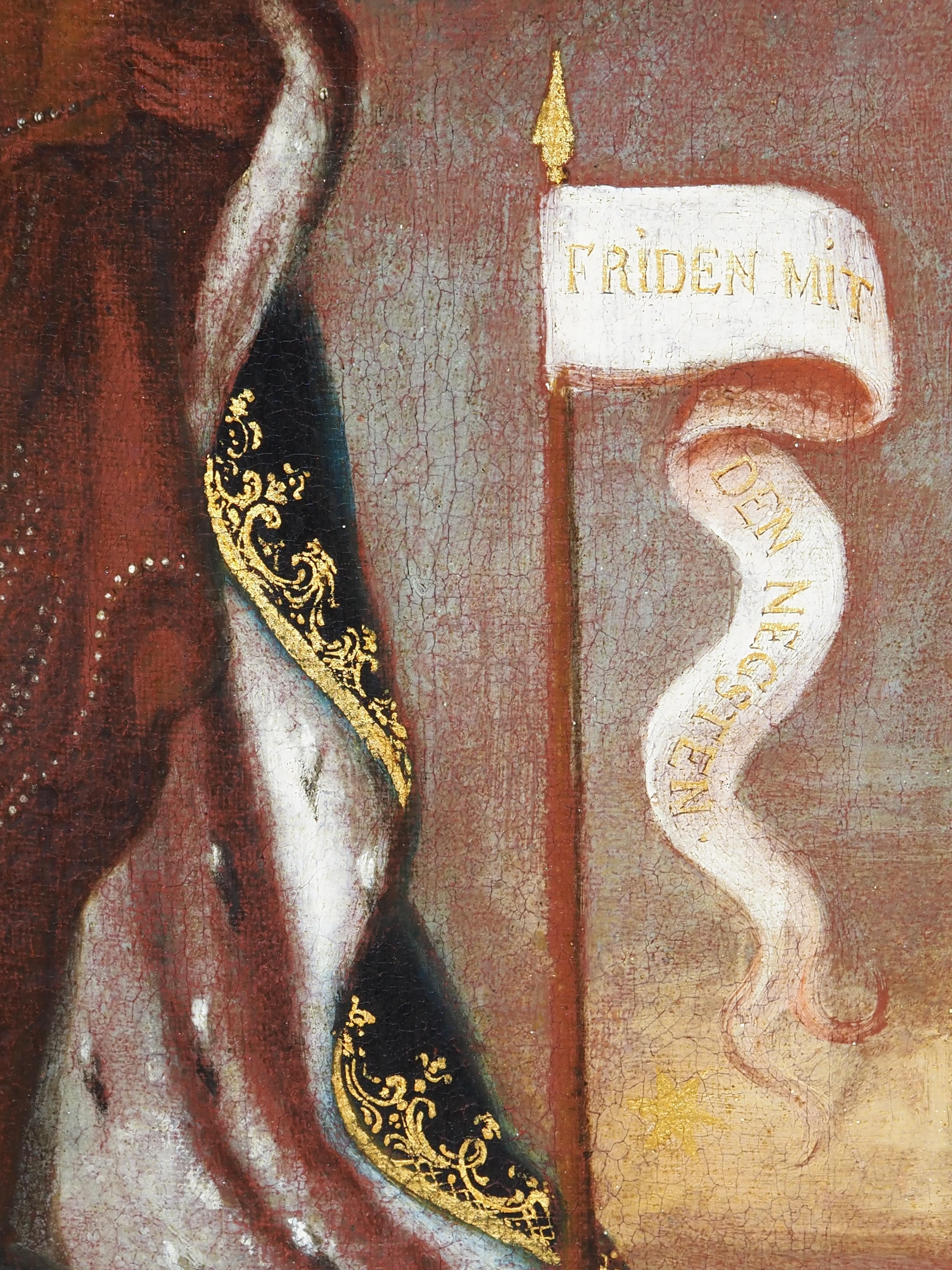 Représentation exceptionnelle et rare de la Vierge Noire en tant que Sancta Maria de Pace en vente 3