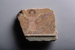 Exceptional Roman Fresco of a Siren
