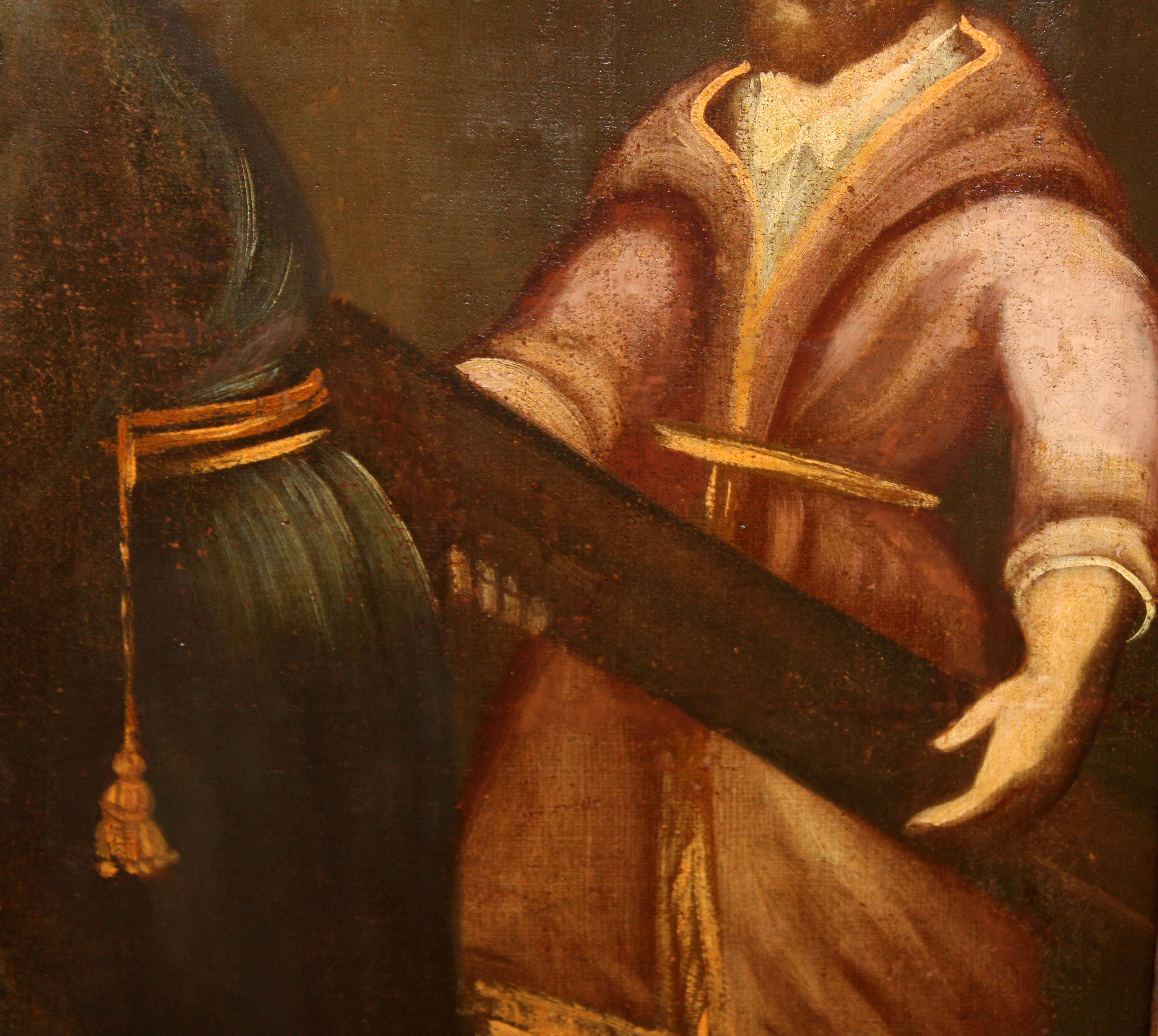 La obra no va firmada

Buono lo stato di conservazione della pittura, si può solo dire che la tela è stata ricollocata.

Se presenta enmarcada la obra

Medidas obra: 72 cm x 54 cm.

Medidas marco: 84 cm x 66 cm.