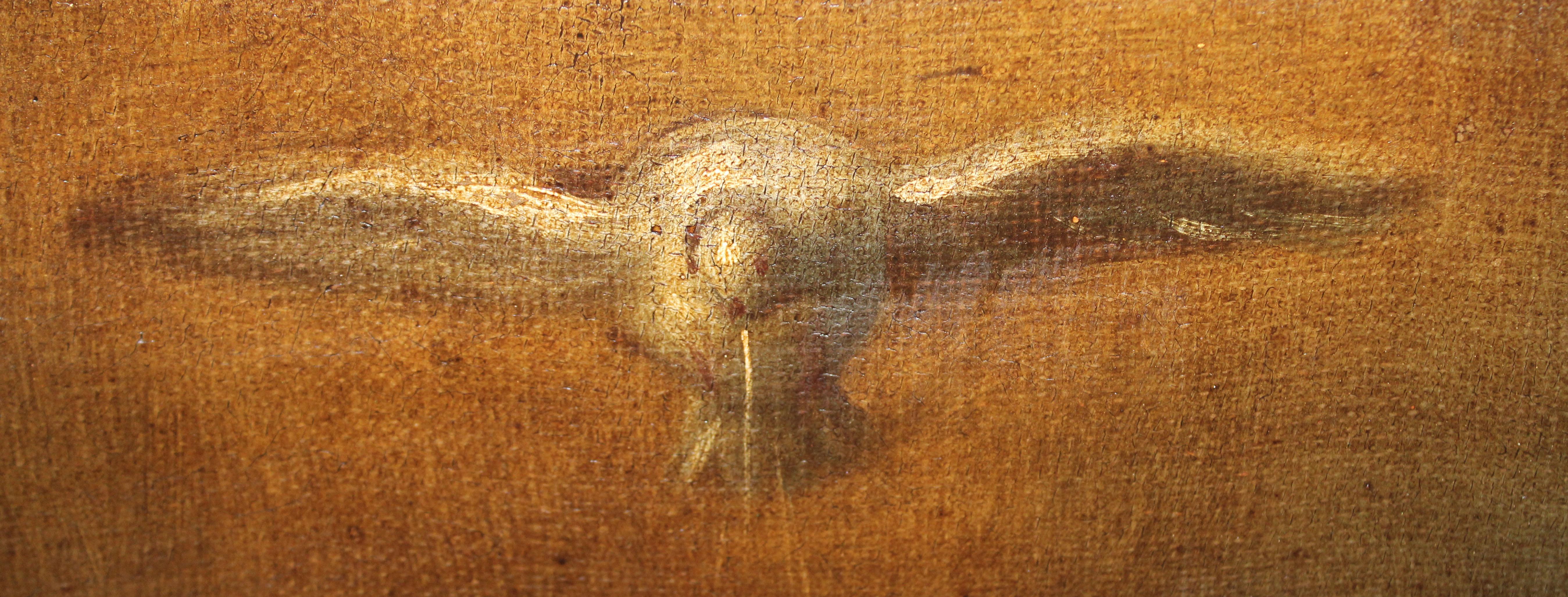 Escuela española (XVIII) -  La coronación de la virgen - Óleo sobre tela en venta 4
